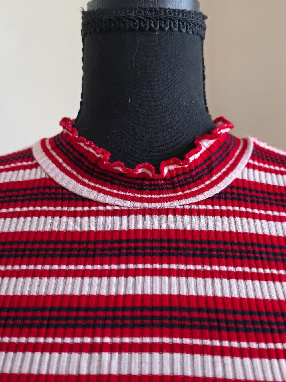 Wild Fable Red, White, And Black Striped Dress - Picture 3 of 7